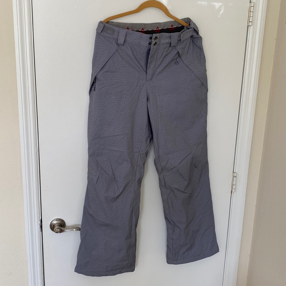 Womens Medium Heather Grey Snowboarding Pants by Gerry Excellent Used Condition